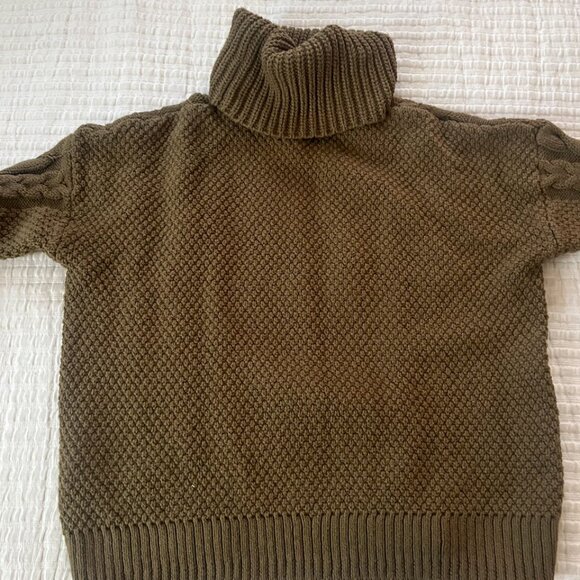 Madewell Olive Green Turtleneck Sweater - S - Picture 7 of 8